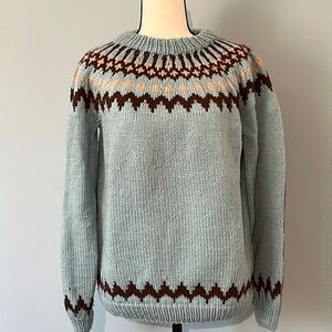 NWOT-  Soft Wool blend Sweater- hand made- never worn